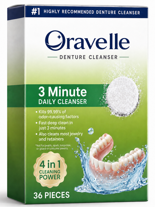 Oravelle™ PureTabs Effervescent Cleaning Tablets